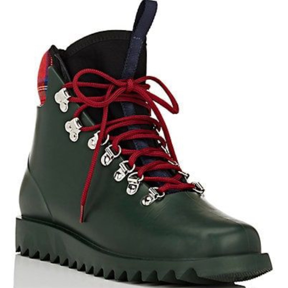 NWOT Barneys New York rubber hiking boots